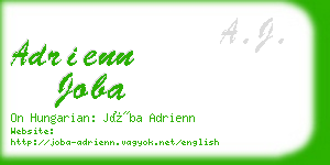 adrienn joba business card